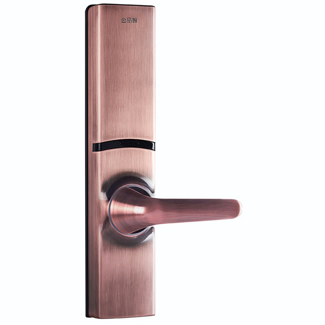 金品智指紋密碼鎖 滑蓋防盜門智能鎖