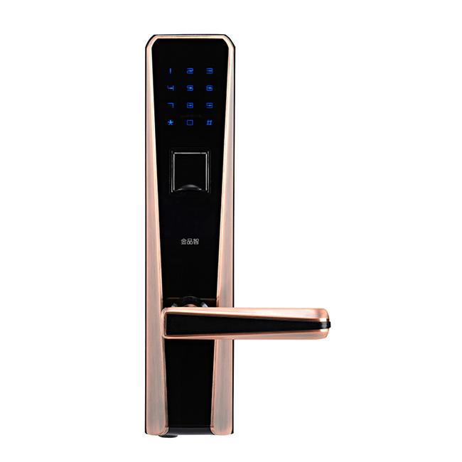 金品智智能鎖 家用防盜門指紋鎖 電子密碼鎖