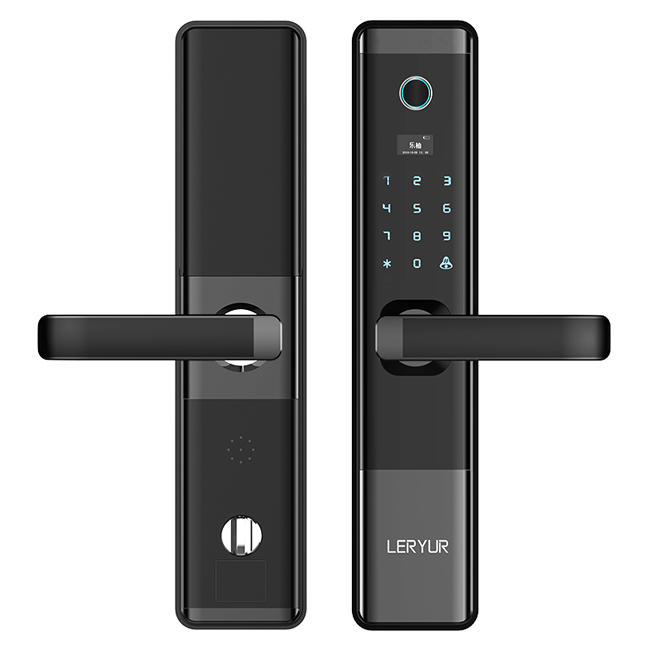 樂柚智能鎖 直板指紋密碼鎖 防盜門智能鎖