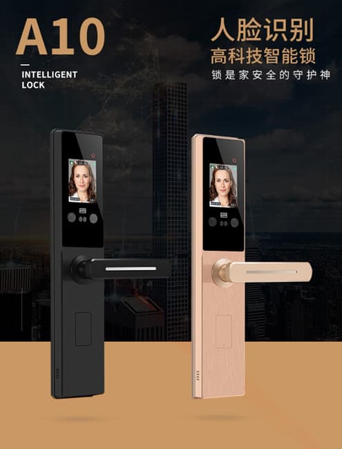 浩宇興智能鎖 人臉識(shí)別鎖防盜門鎖密碼鎖