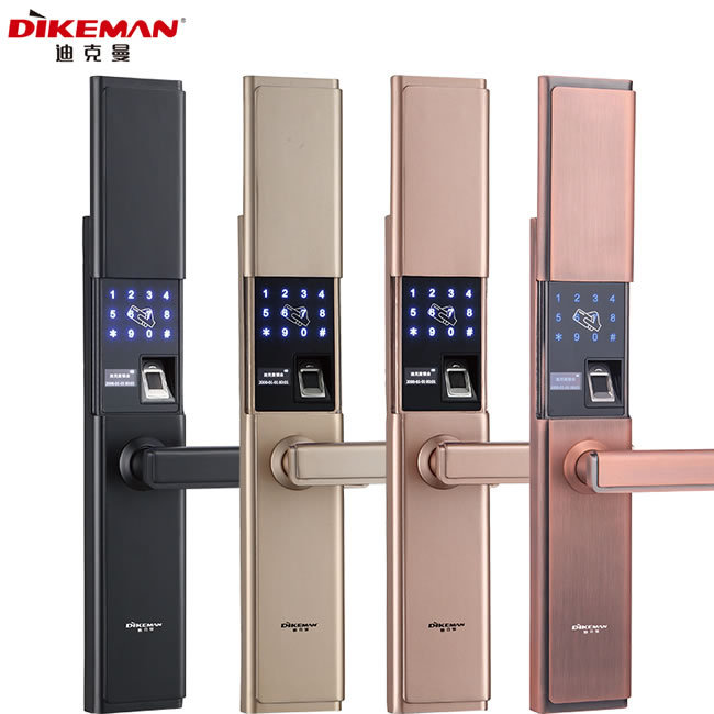 迪克曼智能鎖 家用防盜門智能鎖滑蓋鎖刷卡鎖A7