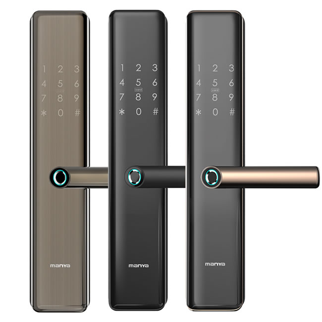 曼亞智能鎖 家用防盜門智能電子密碼識別全自動感應鎖
