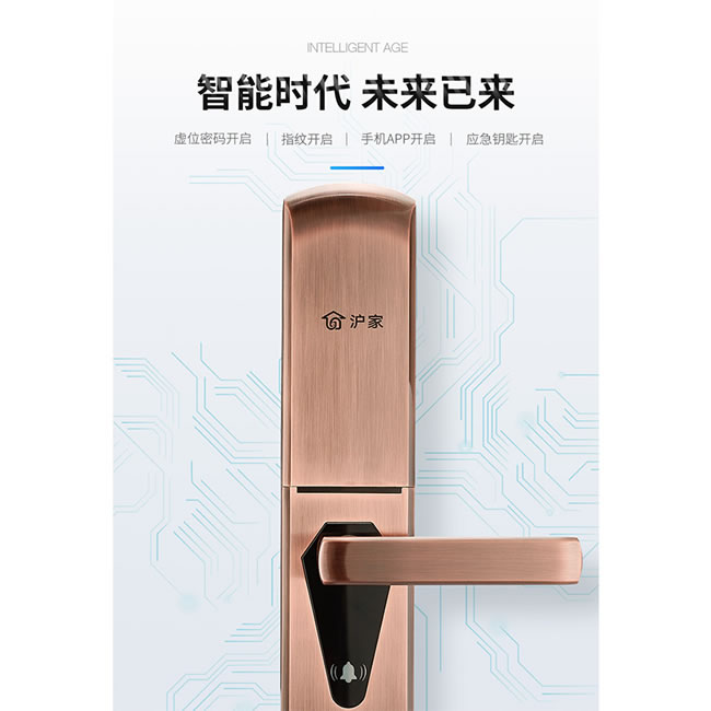 滬家智能鎖 防盜門(mén)智能鎖酒店電子密碼鎖M570