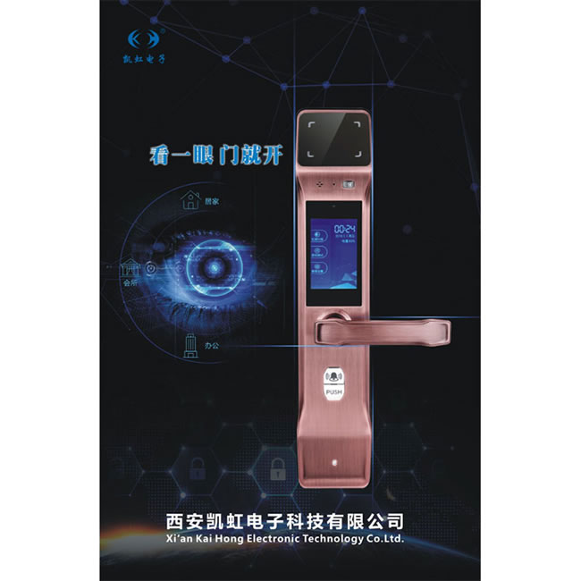 凱虹電子智能鎖 虹膜識別智能門鎖 虹膜密碼鎖
