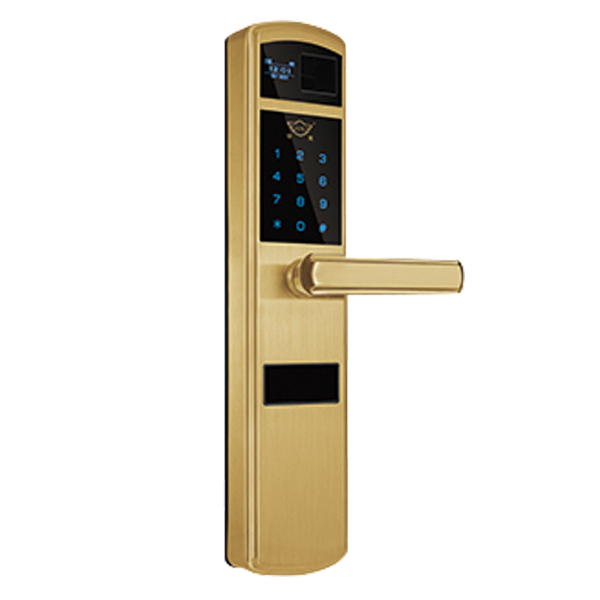 華鷹智能鎖 直板指紋鎖 防盜門電子密碼刷卡鎖