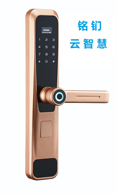銘鍆云智慧NB-IOT物聯網智能鎖指紋鎖