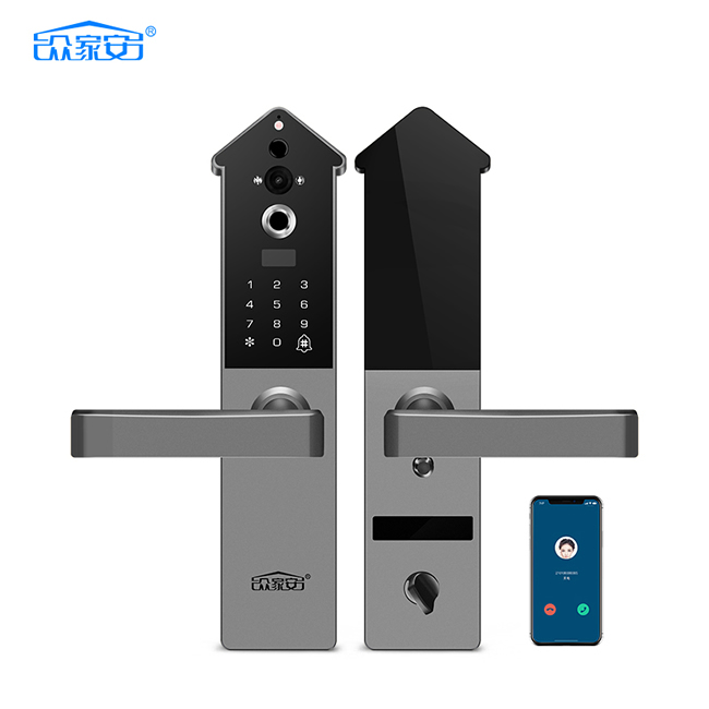 眾家安指紋鎖 家用防盜門密碼鎖智能鎖
