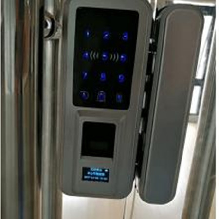 皇佳金指緣智能鎖 玻璃門免開孔智能鎖