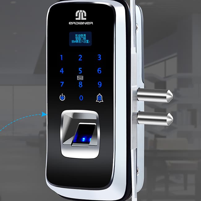 二點(diǎn)二智能鎖 免開(kāi)孔考勤智能鎖