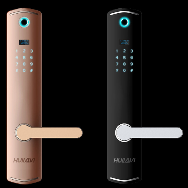 華微智能鎖 H8時(shí)尚智能指紋密碼鎖