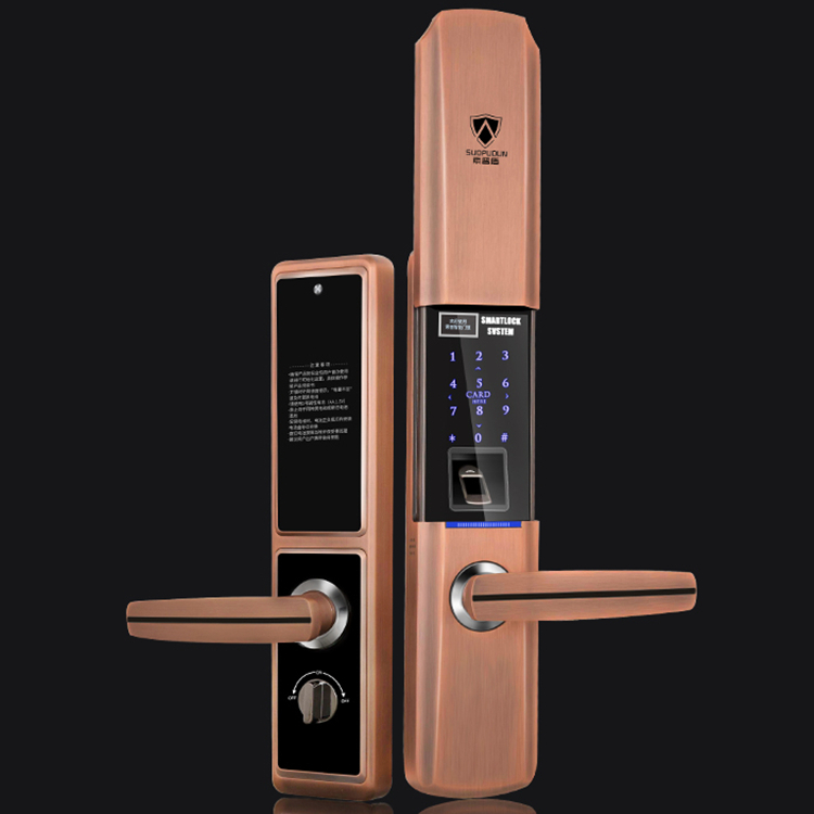 索普盾指紋鎖 S15防盜大門鎖密碼感應智能鎖