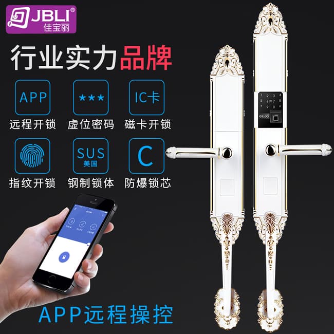 佳寶麗智能鎖 歐式智能家用防盜大門(mén)鎖