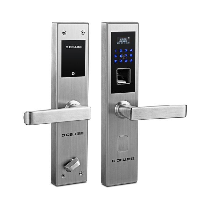 德利智能鎖 家用防盜門智能鎖密碼鎖