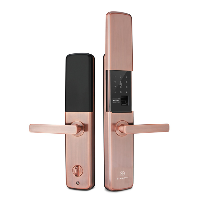 中立（zoli）智能鎖 Z7經(jīng)典款時尚滑蓋指紋智能鎖