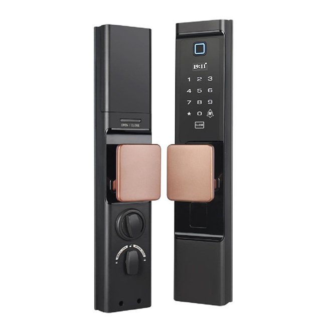 觸點智能鎖 F36鋁合金鎖體指紋鎖