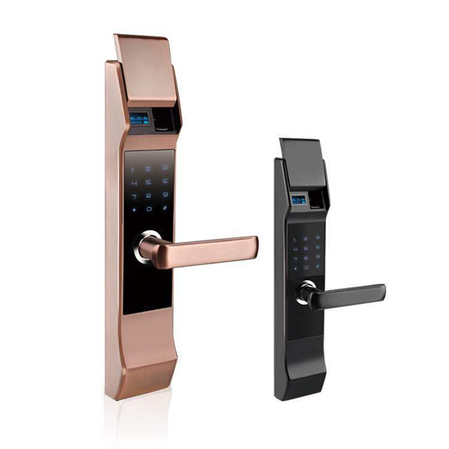 歐慕斯智能鎖 滑蓋半導體全自動智能指紋鎖