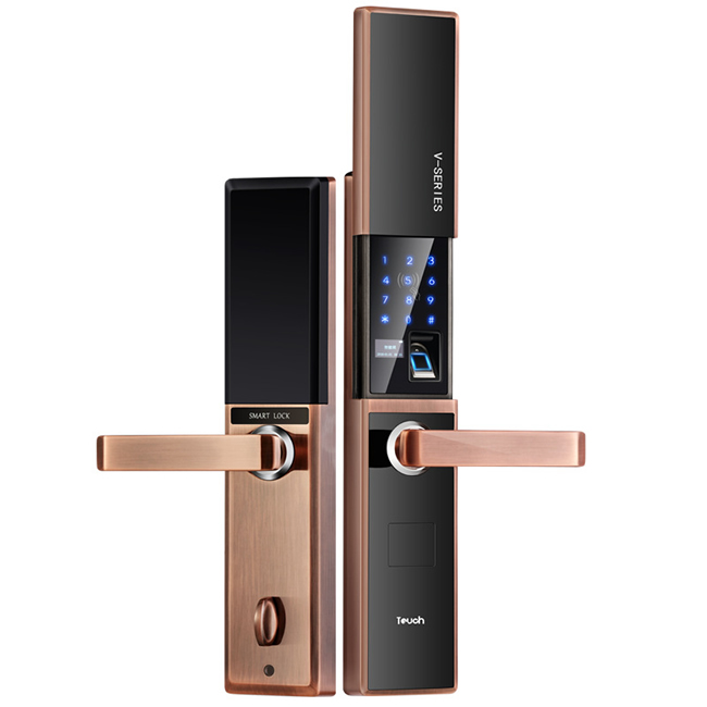 歐慕斯智能鎖 全自動上下滑蓋半導體智能鎖