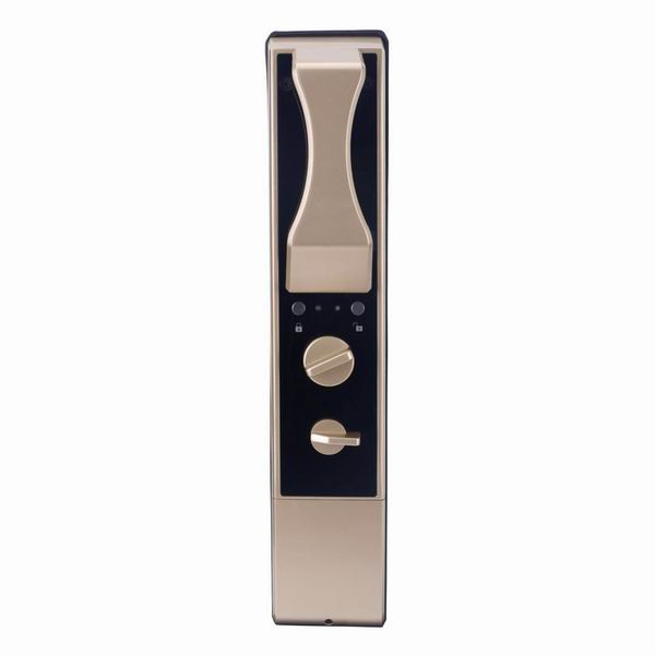 金創匯能智能鎖 D88-5真皮指紋識別超低功耗智能鎖