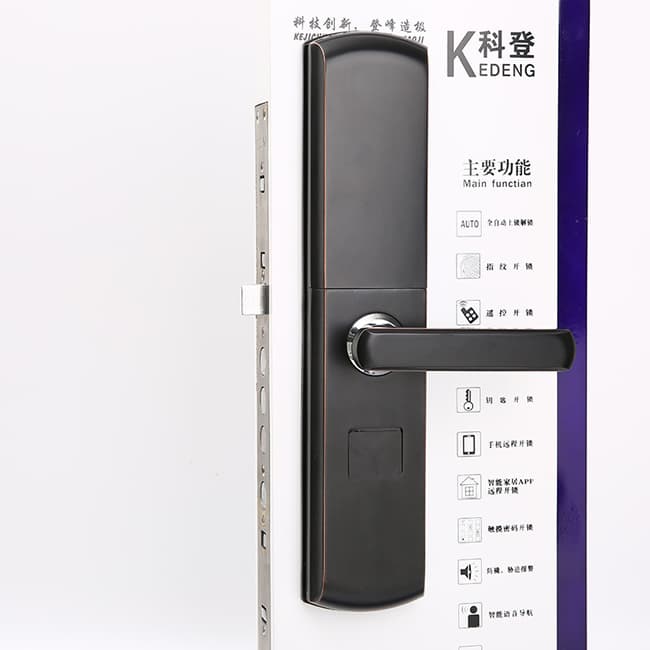 科登智能鎖 半自動滑蓋智能指紋鎖