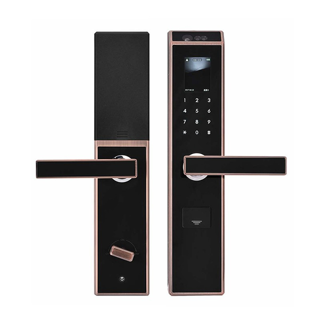 倍爾盾智能鎖 BRD-117B半自動人臉識別智能鎖