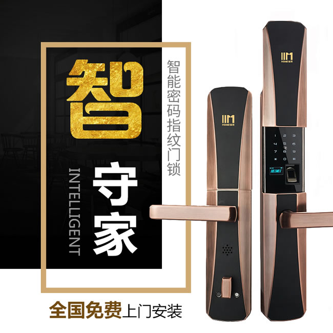 黑玫智能鎖 SN-617家用防盜智能鎖感應(yīng)卡鎖