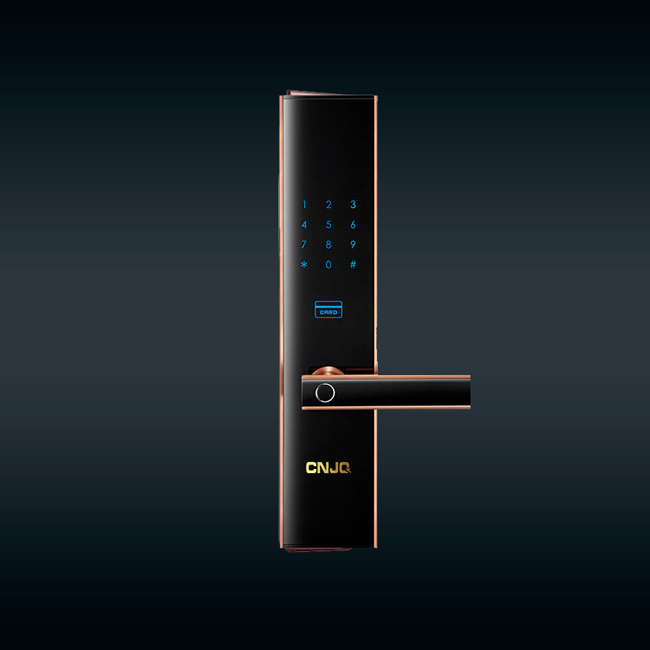 金雀智能鎖 磁卡密碼智能指紋鎖