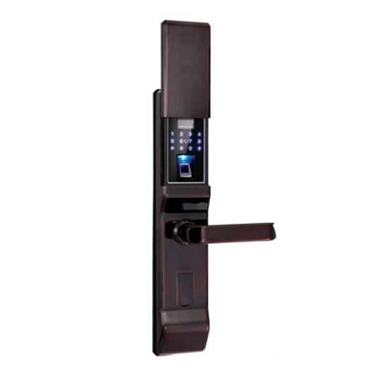 知創美家智能門鎖 119滑蓋半自動指紋鎖