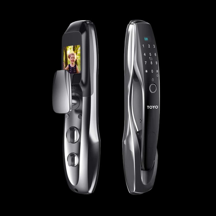 TOYO智能指紋鎖E6G家用防貓眼自動門鎖