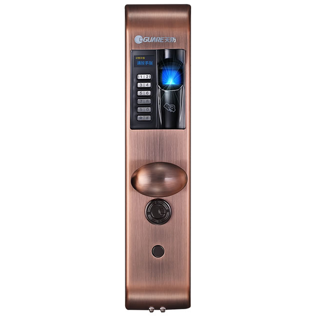 天防智能鎖 F3指紋密碼感應式防盜鎖