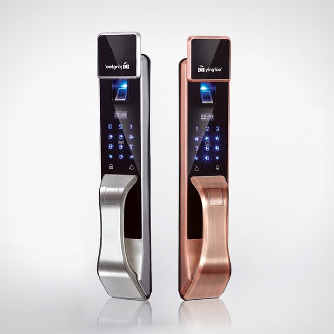 櫻桃智能鎖 215小滑蓋推拉式智能指紋密碼鎖