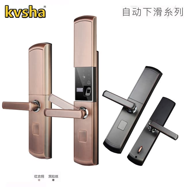 古莎智能鎖 901防盜門滑蓋指紋鎖