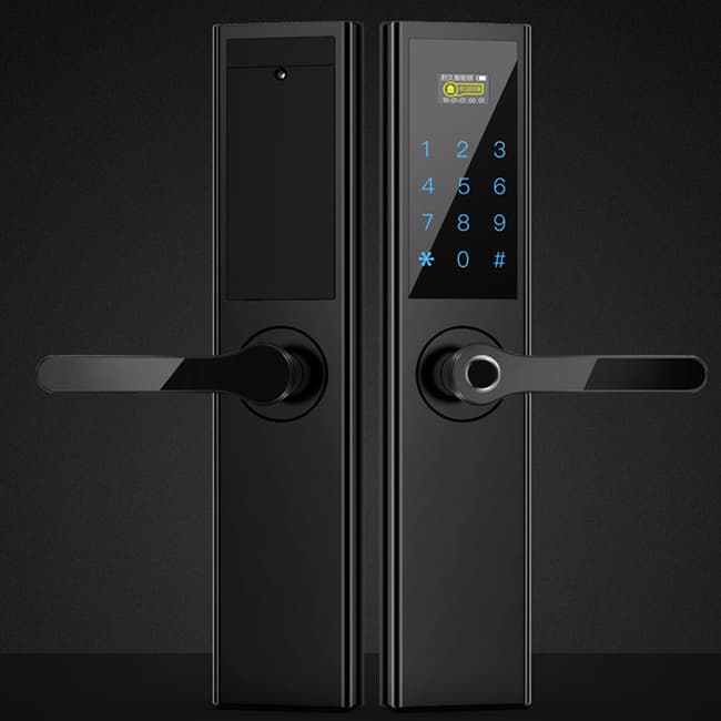 凌仕智能鎖 N2 一握開指紋鎖家用防盜門鎖