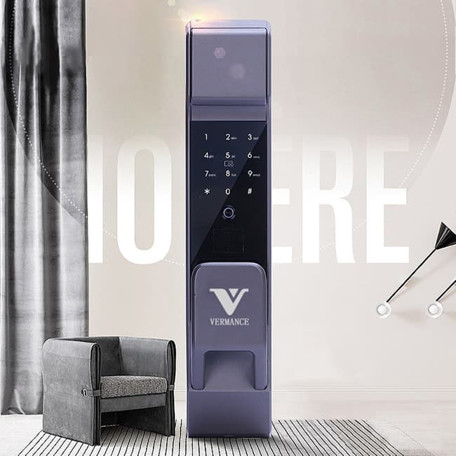 維曼斯智能鎖 V9全自動推拉式家用智能鎖