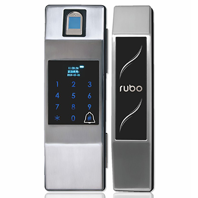 鹿博智能鎖 R-10辦公室免開孔玻璃門智能鎖