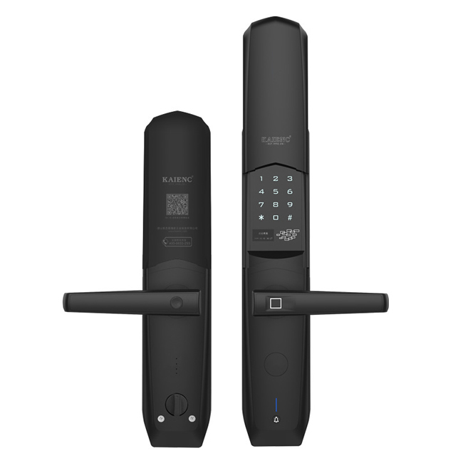 凱恩斯智能鎖 S8自動滑蓋指紋密碼智能鎖