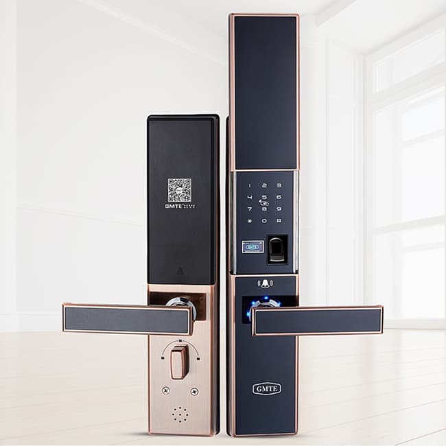 高美帝智能鎖 G4全自動(dòng)滑蓋防盜指紋鎖密碼鎖