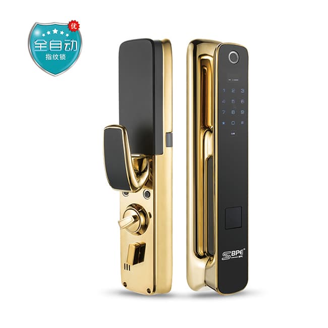BPE智能鎖 A019全自動(dòng)家用防盜門(mén)指紋鎖