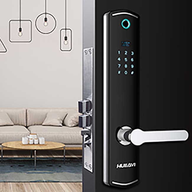 蘭蒂斯智能鎖 H8智能指紋鎖密碼刷卡鎖