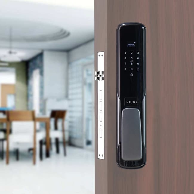 韓后智能鎖 KH-606全自動指紋鎖防撬報警智能鎖