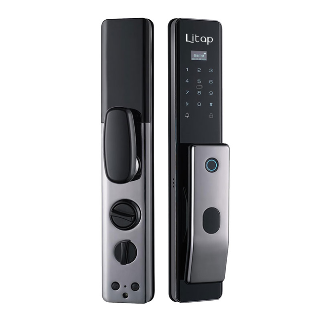 淺指智能鎖 SL-G8全自動防貓眼雙開門密碼鎖