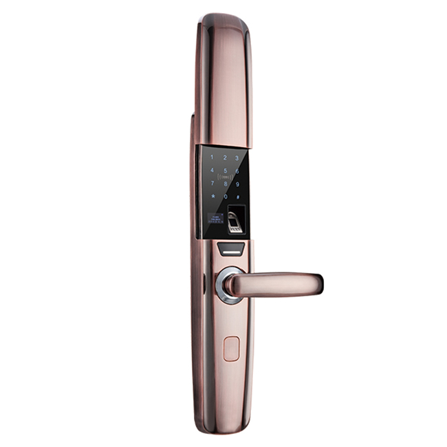 英菲迪爾智能鎖 T6自動滑蓋家用防盜門大門鎖