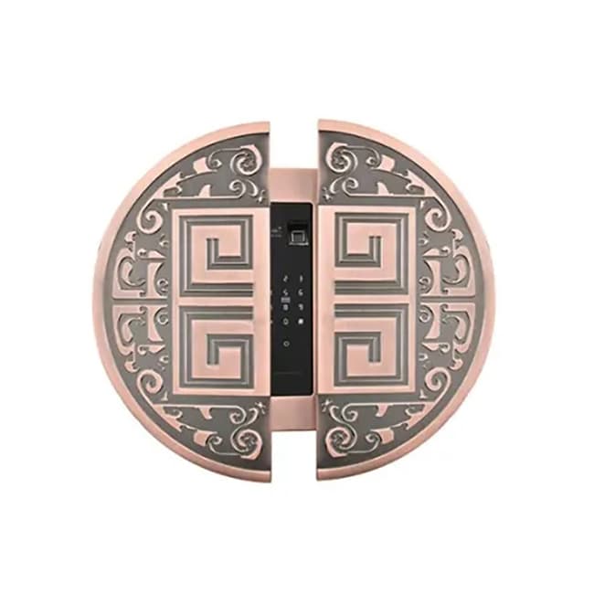 普魯獅智能鎖 圓盤家用高端密碼指紋鎖