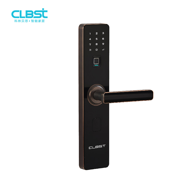 科林貝思智能鎖 CK-B09家用防盜門進口芯指紋鎖