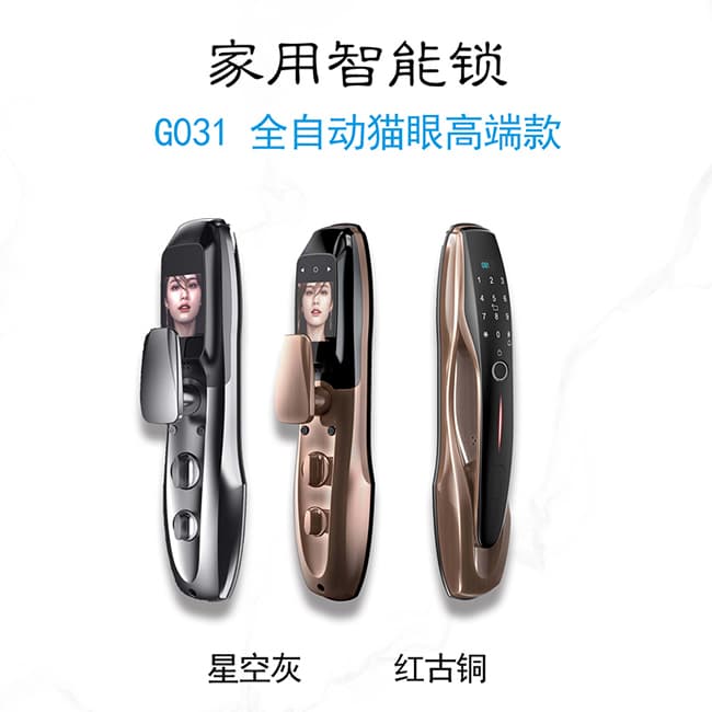 國青智能鎖 G031家用全自動智能貓眼智能鎖