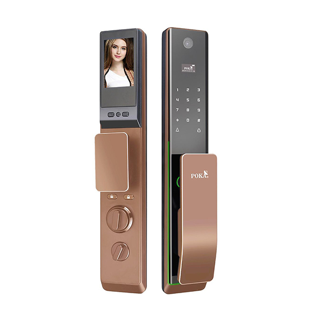 寶嘉智能鎖 A18全自動貓眼可視智能鎖指紋鎖