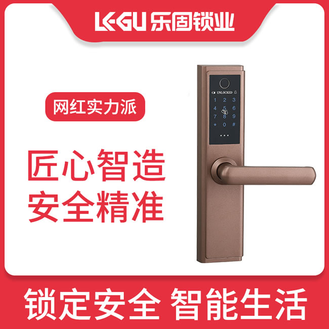 樂固智能鎖 M2辦公家用房間門指紋門鎖