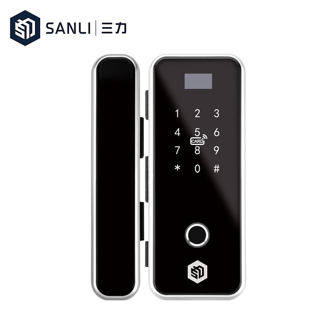 三力智能鎖 辦公玻璃門(mén)刷卡密碼智能鎖