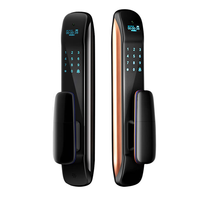 藍君智能鎖 防盜門推拉式智能密碼鎖