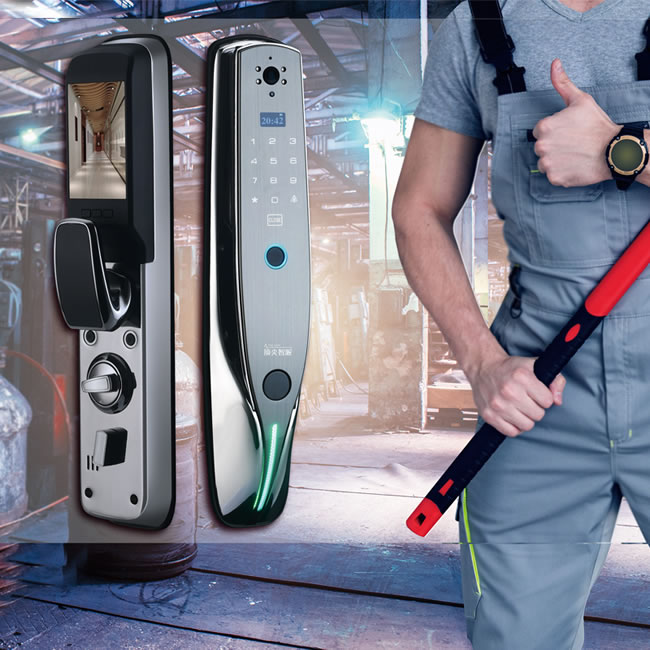 頂尖智派 龍貓系列 全自動貓眼智能鎖 全自動遠程解鎖