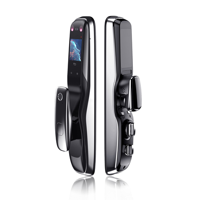 唐人街星艦一號人臉識別 全自動智能鎖指紋一觸即開